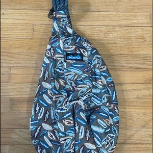 KAVU rope sling bag never used.